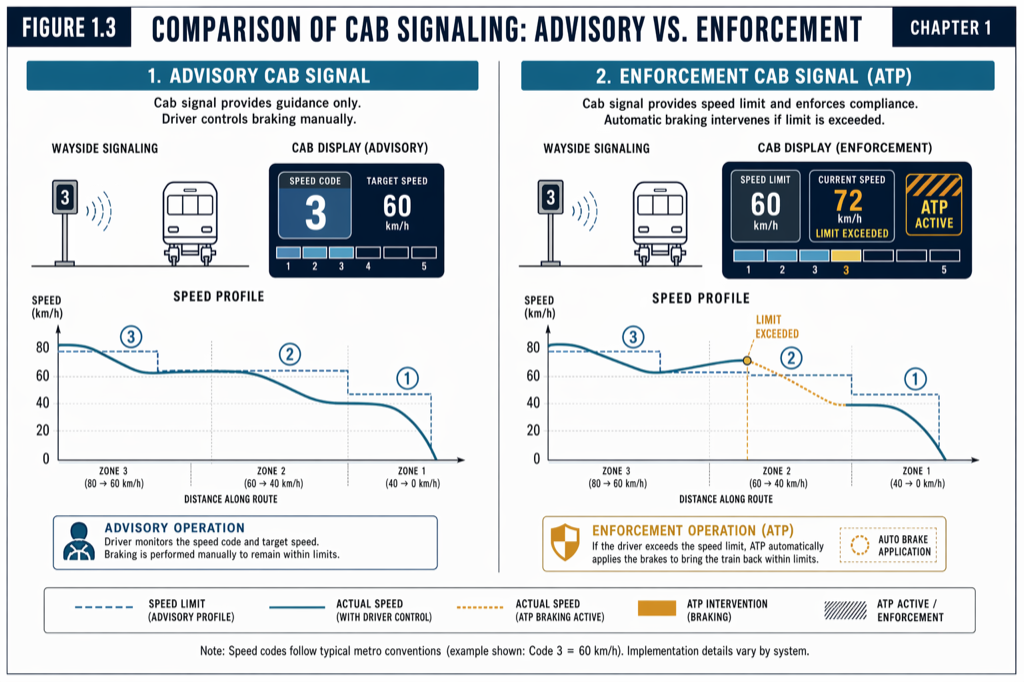 Cab Signaling — Advisory vs. Enforcement