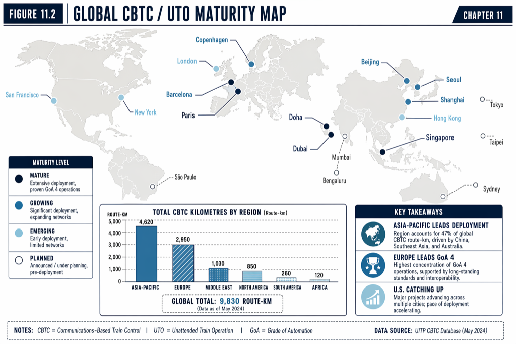 Global UTO Maturity Map